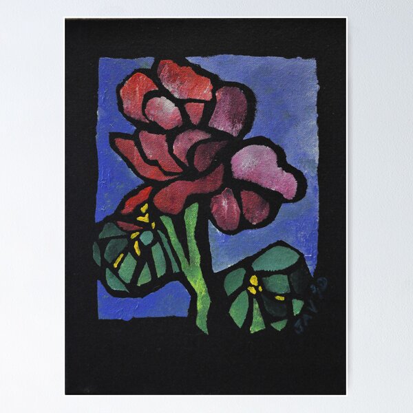 George's Geranium Poster