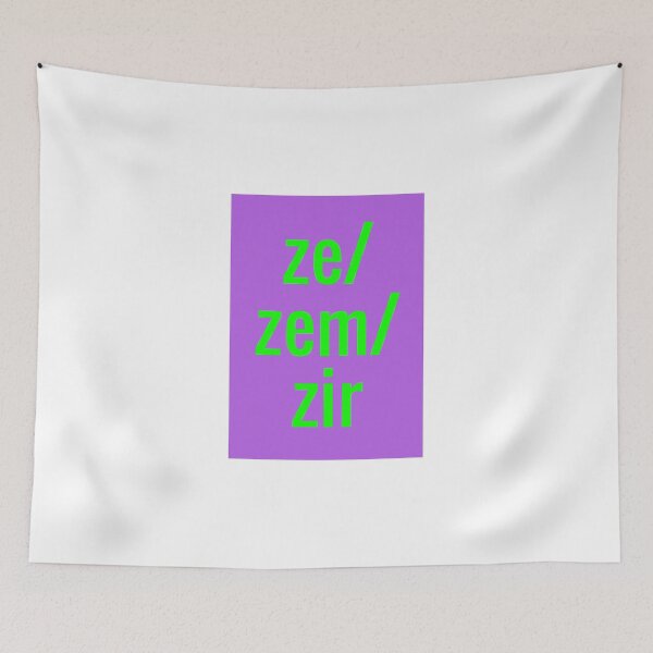 Item preview, My Pronouns Are Ze/Zem/Zir designed and sold by juliangrayart.