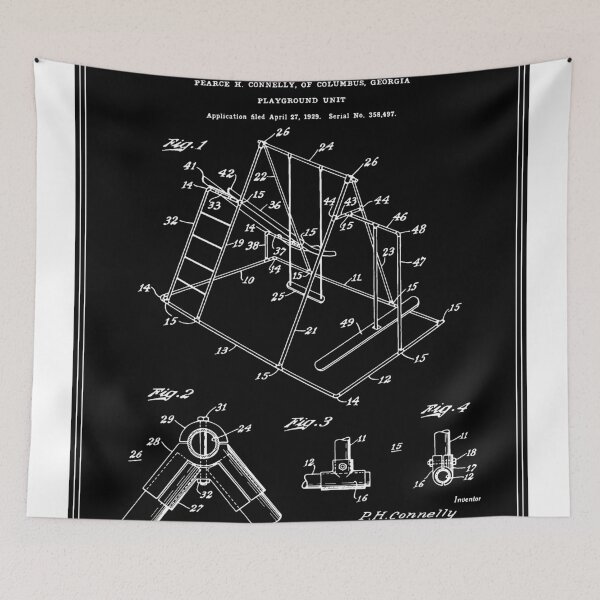 Artikelvorschau, Spielplatz Patent - Schwarz entworfen und verkauft von FinlayMcNevin.
