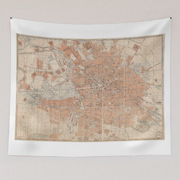 Item preview, Vintage Map of Berlin Germany (1877) designed and sold by BravuraMedia.