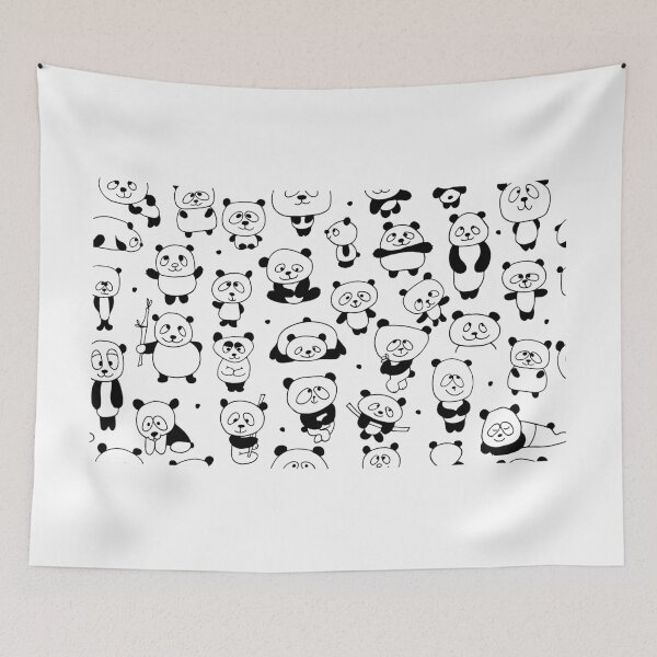 Item preview, Funny panda family designed and sold by Kudryashka.
