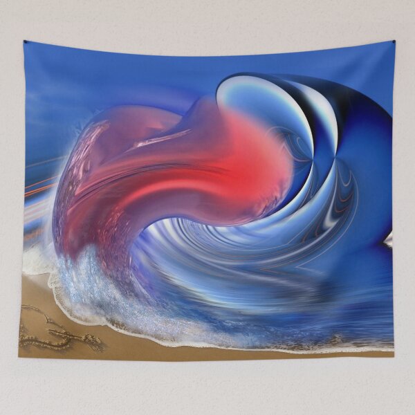 Item preview,  Abstract ocean wave illusion designed and sold by NadineMay.