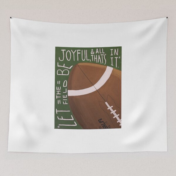 Item preview, Let the Field be Joyful Football designed and sold by JOTFDesigns.