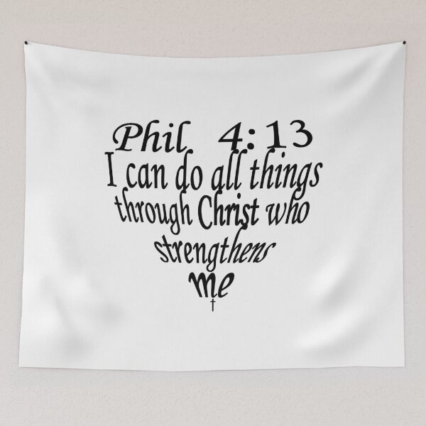 Item preview, PHILIPPIANS 4:13 - LOVE HEART designed and sold by Calgacus.