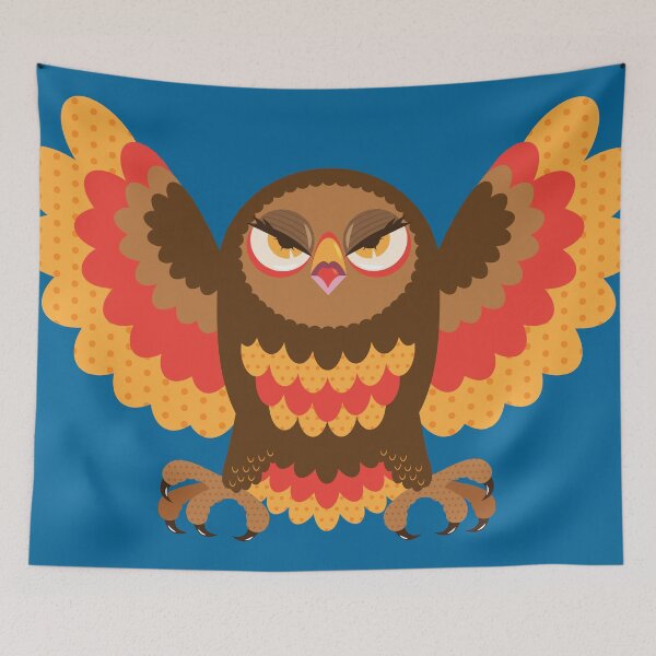 Item preview, Angry Autumn Owl designed and sold by Jennifer-Smith.