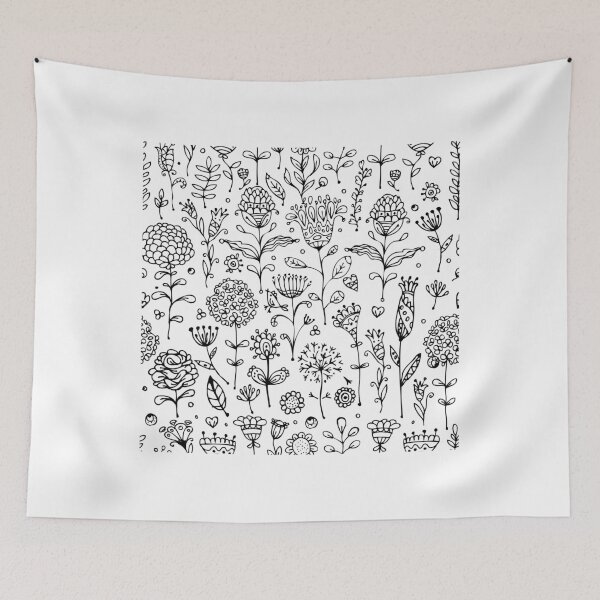 Item preview, Floral pattern sketch designed and sold by Kudryashka.