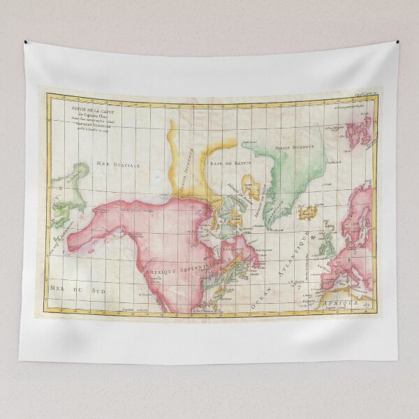 Item preview, Vintage Map of North America (1772) designed and sold by BravuraMedia.