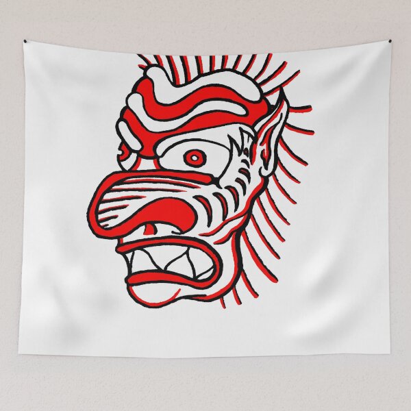 Item preview, "Bold-School" Tiki Head. designed and sold by 86Bmc.