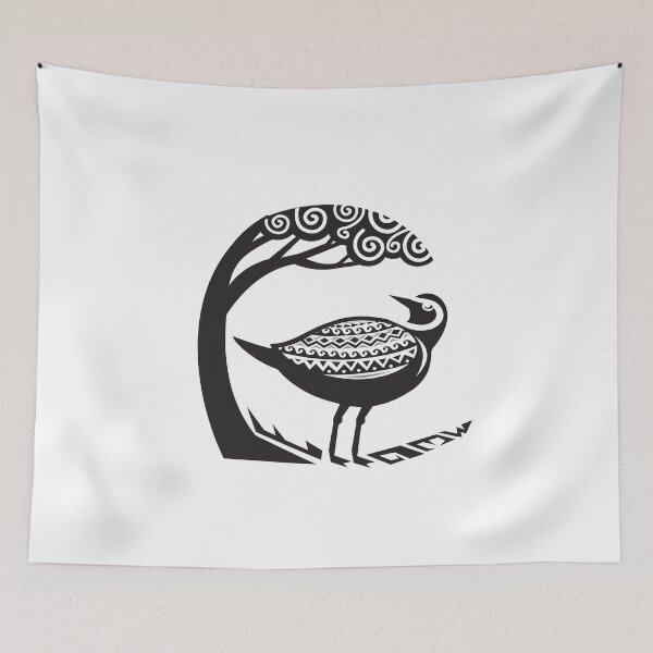 Item preview, Golden Plover Standing Tree Tribal Art designed and sold by patrimonio.