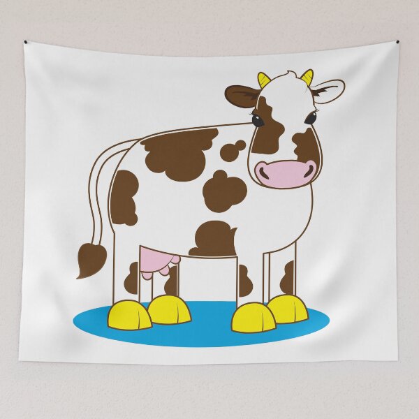 Item preview, cute little moo cow designed and sold by jazzydevil.
