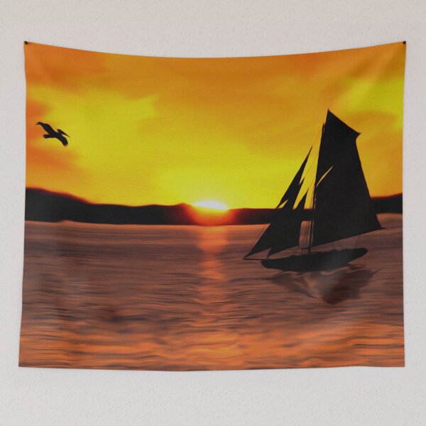 Item preview, Sunset Boating designed and sold by mareedem1.