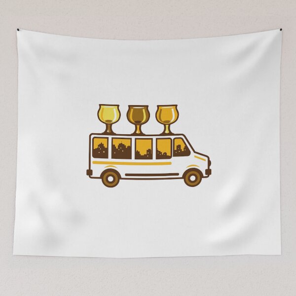 Item preview, Beer Flight Glass Van Retro designed and sold by patrimonio.