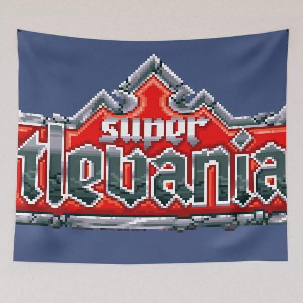 Item preview, SUPER CASTLEVANIA LOGO designed and sold by PIXLTEES.