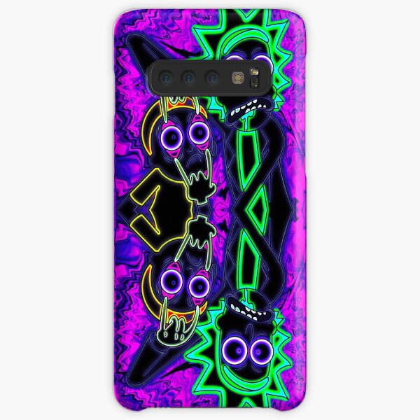 Neon Rick and Morty Samsung Galaxy Snap Case