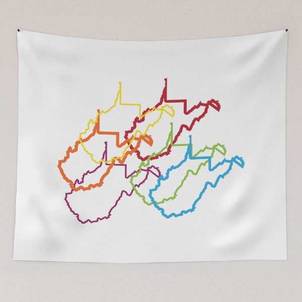 Item preview, west virginia pride blur designed and sold by chromatosis.