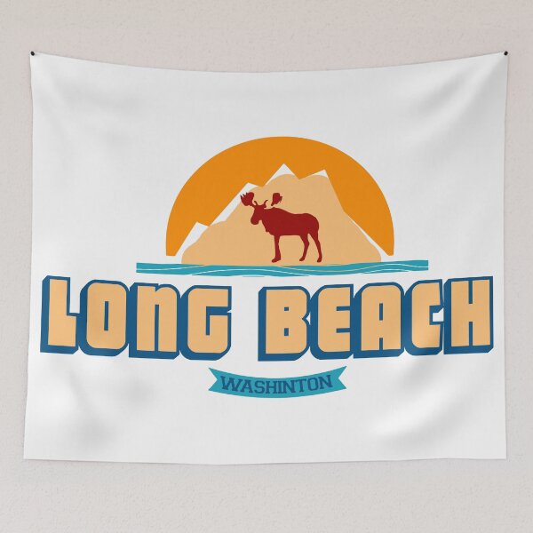 Item preview, Long Beach - Washington State. designed and sold by America Roadside..