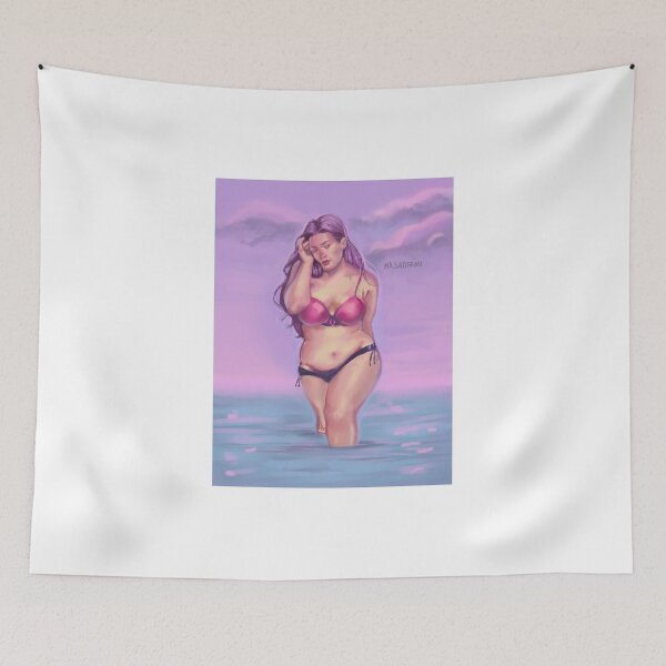 Item preview, Curvy lilac girl designed and sold by mrsadfranshop.