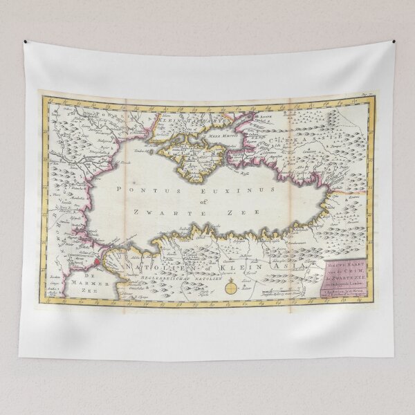 Item preview, Vintage Map of The Black Sea (1747) designed and sold by BravuraMedia.
