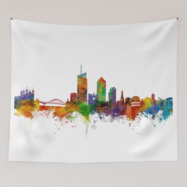 Item preview, Lyon France Skyline designed and sold by ArtPrints.
