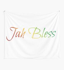 Jah Bless Rasta Farben Wandbehang