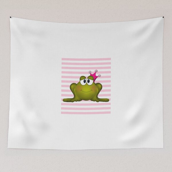 Item preview, Frog Princess on Pink  designed and sold by BeachBumFamily.