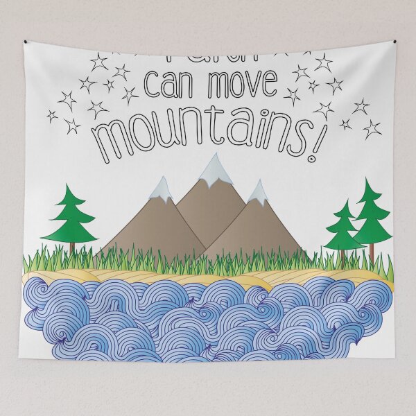 Item preview, Faith can move mountains designed and sold by ReVivingHoPe.