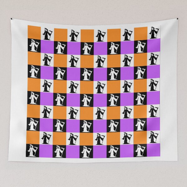 Aperçu de l'œuvre Checks Pattern Le Faucheur créée et vendue par apgme.