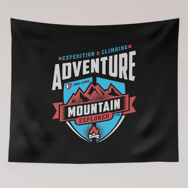 Item preview, Adventure Mountain Graphic Art designed and sold by cidolopez.