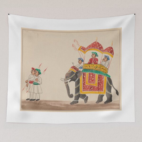 Item preview, Decorated Indian Elephant with a Canopied Howdah designed and sold by BravuraMedia.