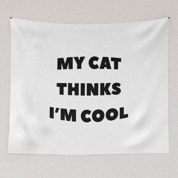 Item preview, My Cat Thinks Im Cool - version 1 - black designed and sold by Supreto.