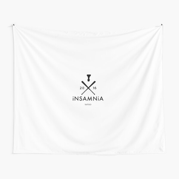 INSAMNIA's "BADARUP" logo Tapestry