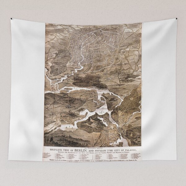 Item preview, Vintage Map of Berlin Germany (1870) designed and sold by BravuraMedia.