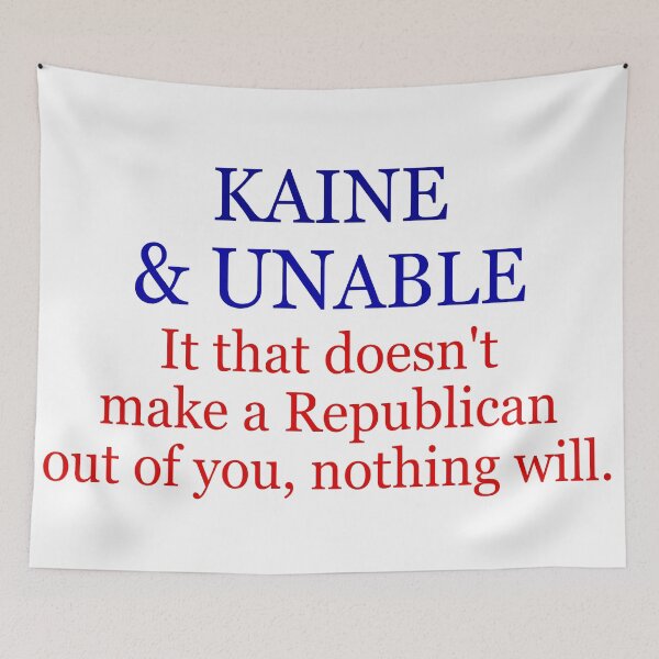 Item preview, KAINE & UNABLE - PRESIDENTIAL ELECTION designed and sold by CalliopeSt.