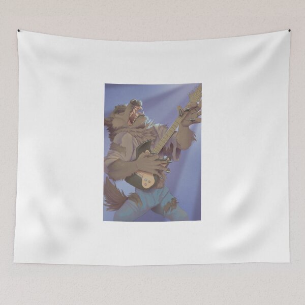 Item preview, Werewolf Rocking Out designed and sold by hamstertoybox.