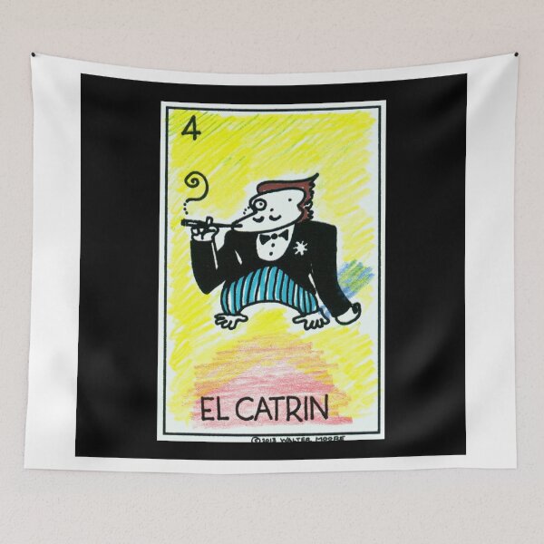 Item preview, Loteria Apes #4: El Catrin designed and sold by Walter Moore.