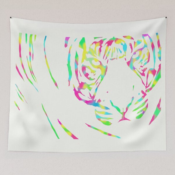 Item preview, Tigre multicolor designed and sold by traceyeverart.