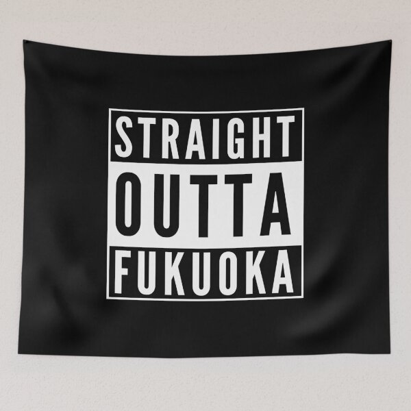 Aperçu de l'œuvre Straight Outta Fukuoka créée et vendue par flylikeakiwinz.