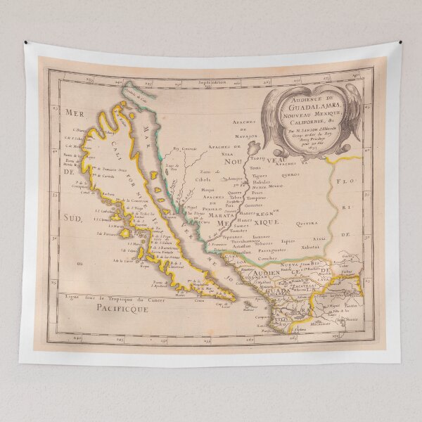 Item preview, Vintage Map of California (1657) designed and sold by BravuraMedia.