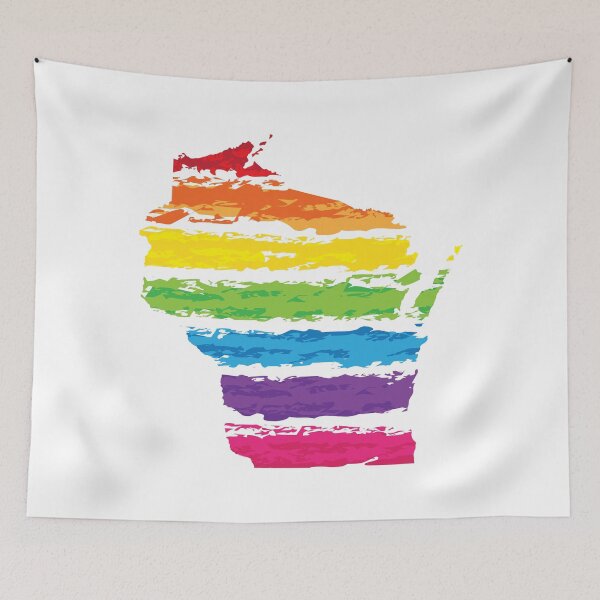 Item preview, wisconsin color strokes designed and sold by chromatosis.