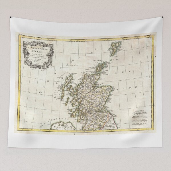 Item preview, Vintage Map of Scotland (1772) designed and sold by BravuraMedia.