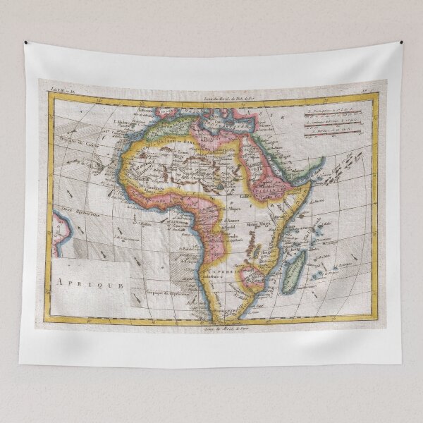 Item preview, Vintage Map of Africa (1780) designed and sold by BravuraMedia.