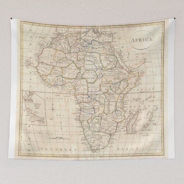 Item preview, Vintage Map of Africa (1799) designed and sold by BravuraMedia.