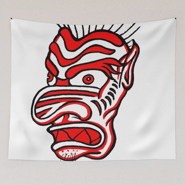 Item preview, "Bold-School" Tiki Mask. designed and sold by 86Bmc.