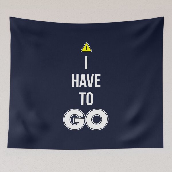 Item preview, I Have To GO - Cool Gamer T shirt designed and sold by VomHaus.