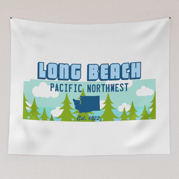Item preview, Long Beach - Washington State. designed and sold by America Roadside..