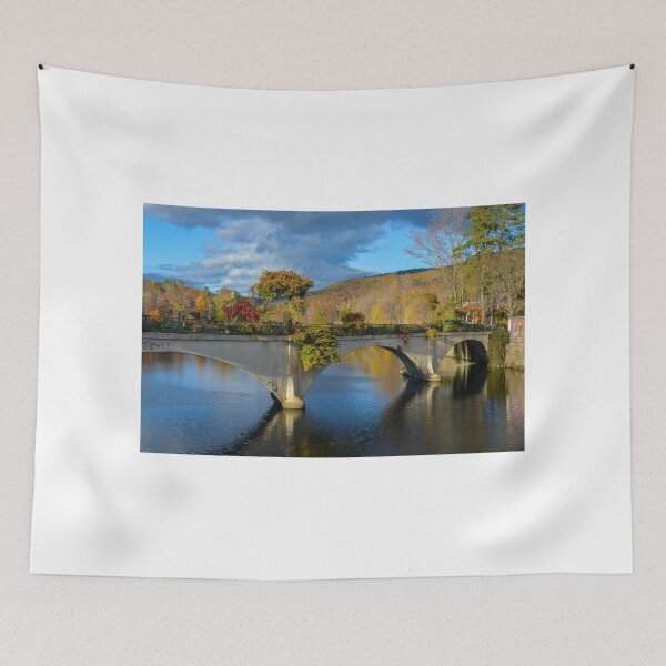 Item preview, Bridge of Flowers in Shelburne Falls, Massachusetts. designed and sold by Under The Radar Van.