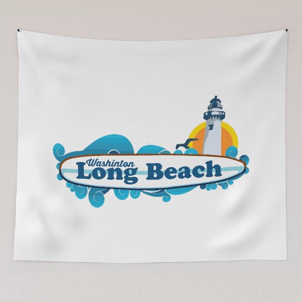 Item preview, Long Beach - Washington State. designed and sold by America Roadside..