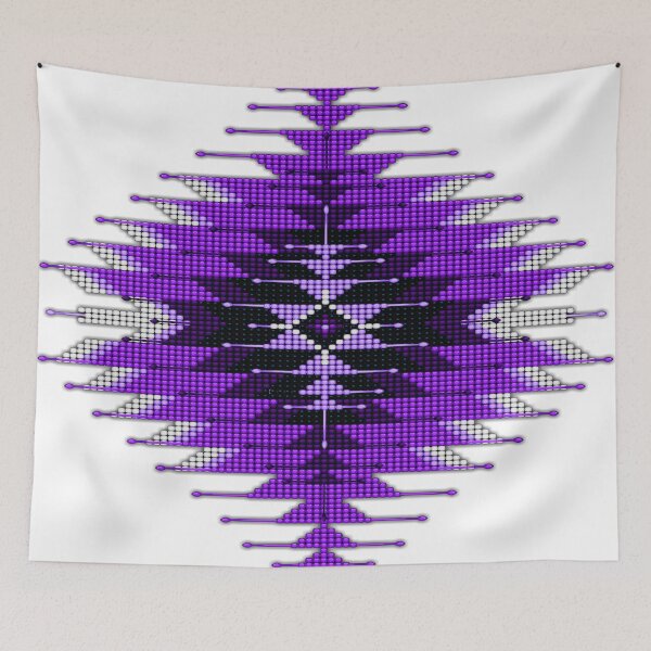 Item preview, Purple Native American Southwest-Style Sunburst designed and sold by Naumaddic Arts.