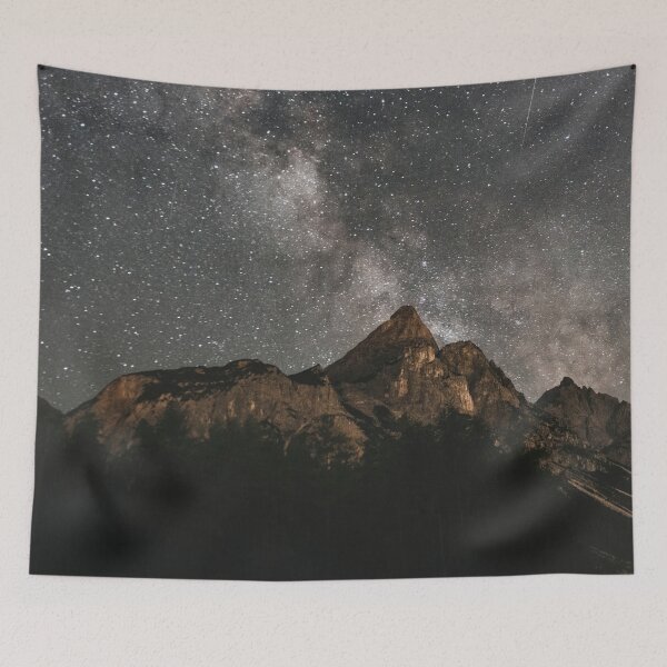 Item preview, Milky Way Over Mountains- Landscape Photography designed and sold by regnumsaturni.
