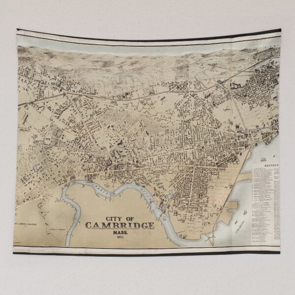 Item preview, Vintage Map of Cambridge Massachusetts (1877) designed and sold by BravuraMedia.